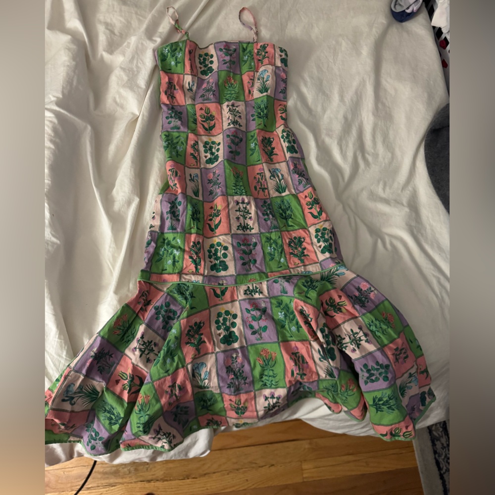 Rhode Floral Patchwork Dress